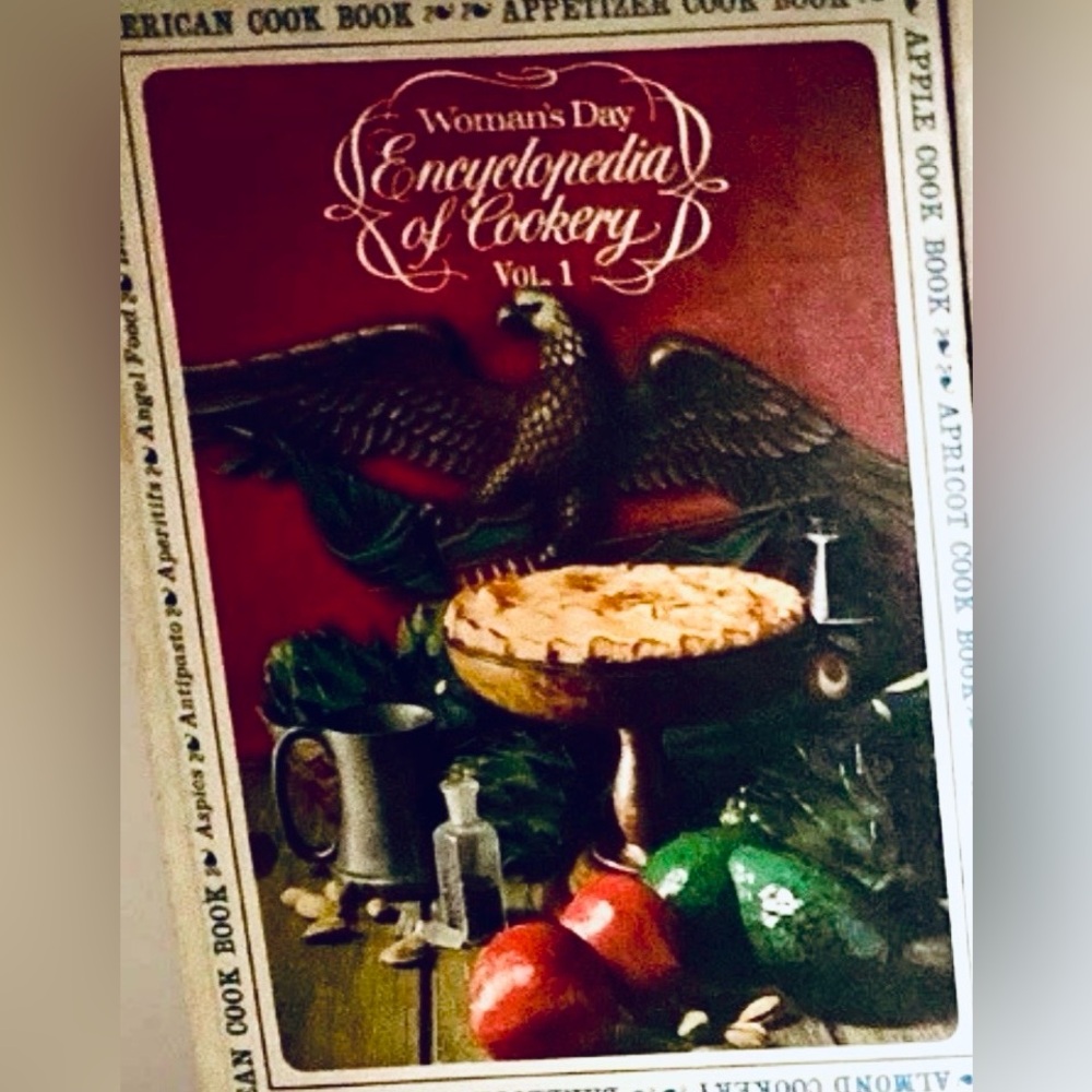 1966 Cookbook Vintage Woman's Day Encyclopedia of Cookery Recipes HC Volume 1